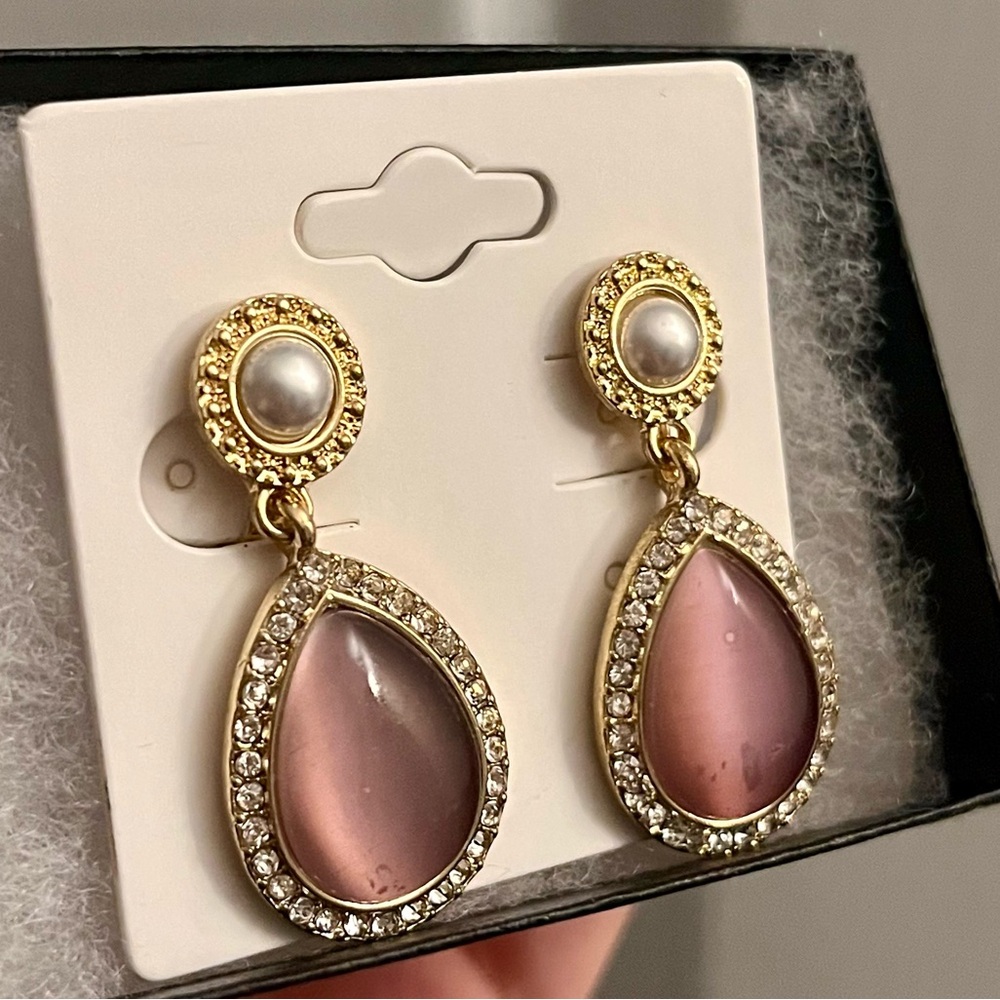 Ella Moore Vintage style Cat eye Clip on Earrings